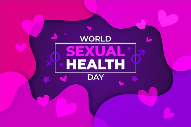 Free vector world sexual health day celebration