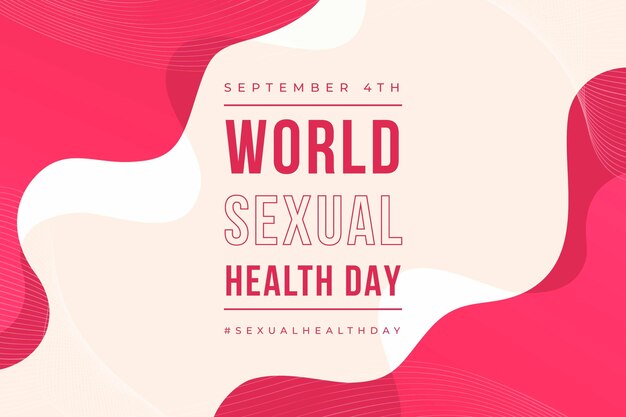 World sexual health day concept