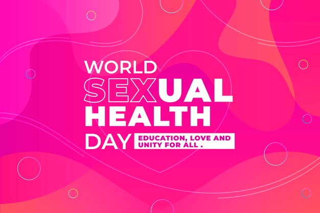 World sexual health day concept