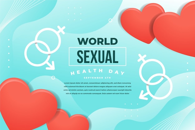 Free vector world sexual health day concept