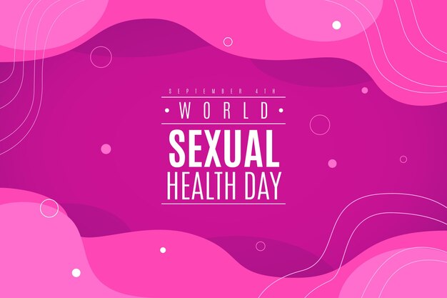World sexual health day concept