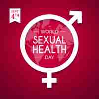 Free vector world sexual health day event