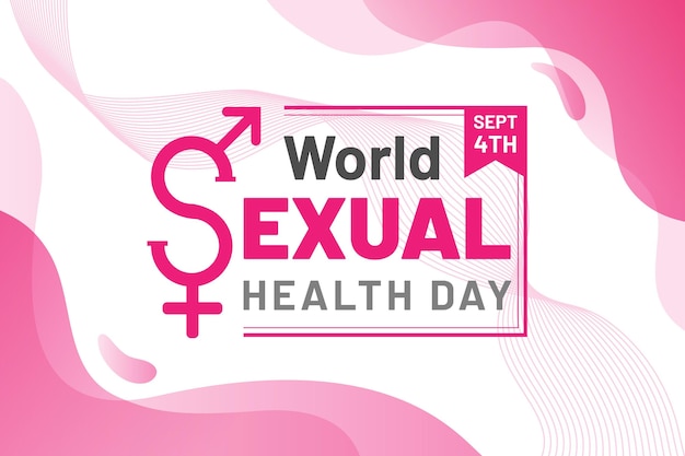 Бесплатное векторное изображение Всемирный день сексуального здоровья