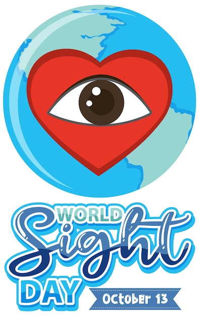 World Sight Day Concept Vector