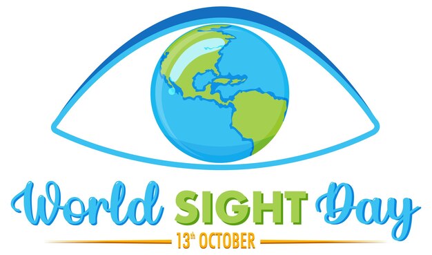 Дизайн плаката Всемирного дня зрения