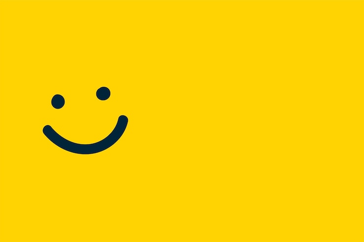 Free Vector world smile day greeting card with text or empty space vector