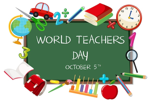 World Teachers Day Poster Design