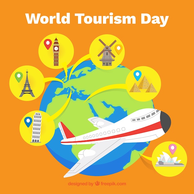 World tourism day background