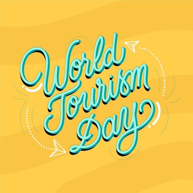 세계 관광의 날 글자