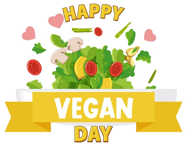 World vegan day logo design