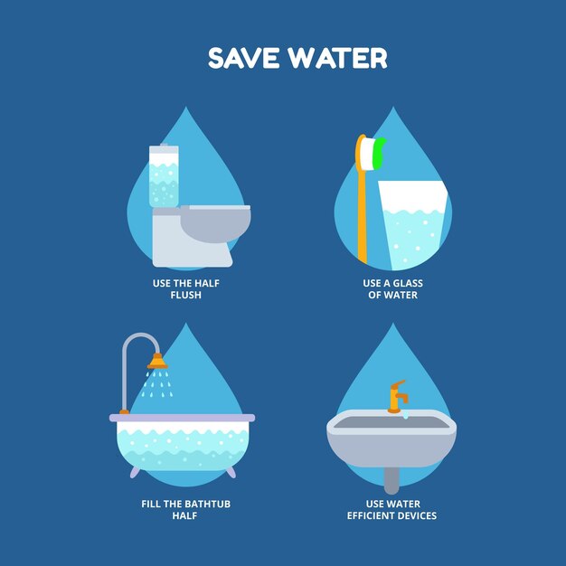 World water day infographic