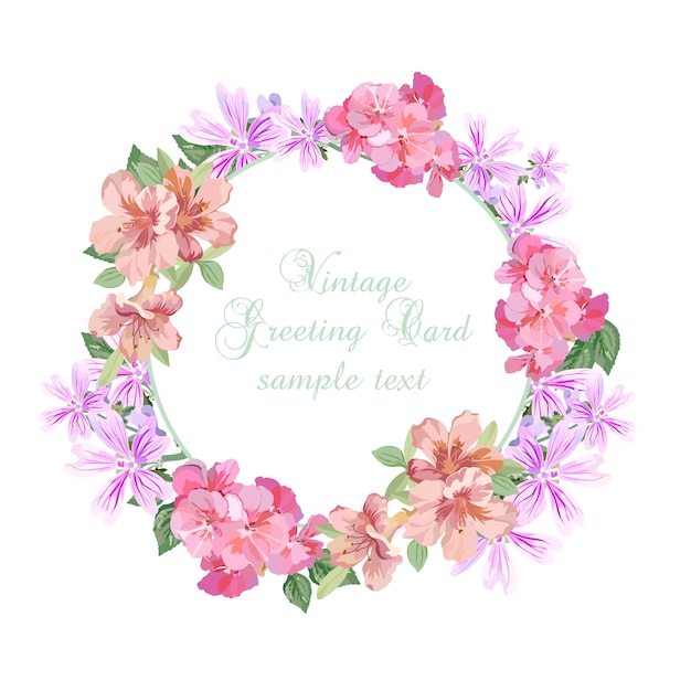 Wreath flower design