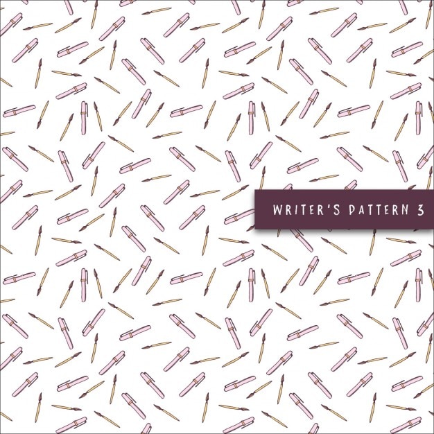 Writers pattern with pens