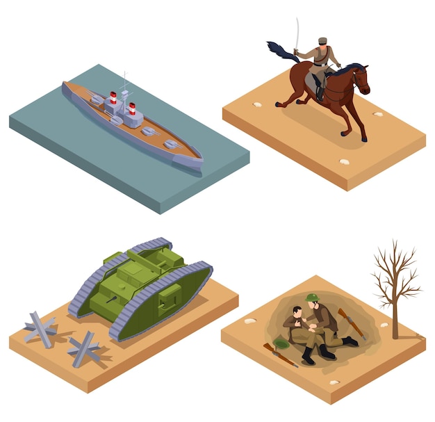 WWI Equipment Isometric