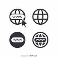 Free vector www icon