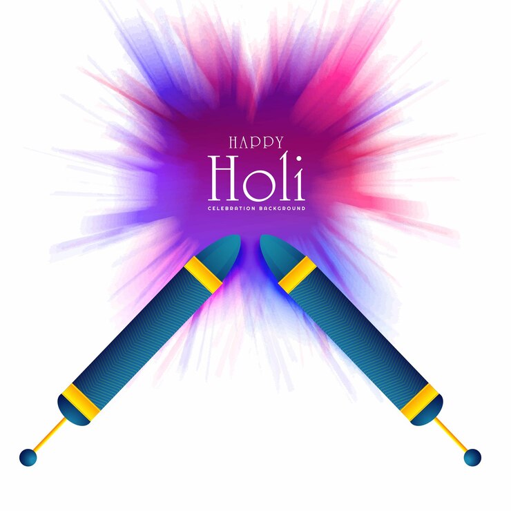 मुफ़्त वेक्टर x9holi celebration colorful splash for indian festival background