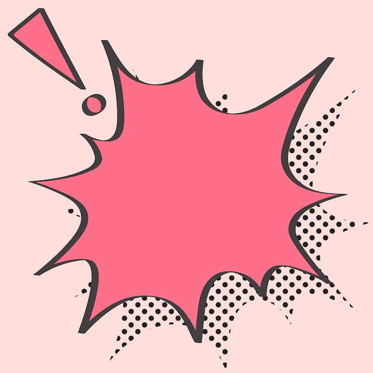 Free Vector yelling speech bubble vector in pop art style