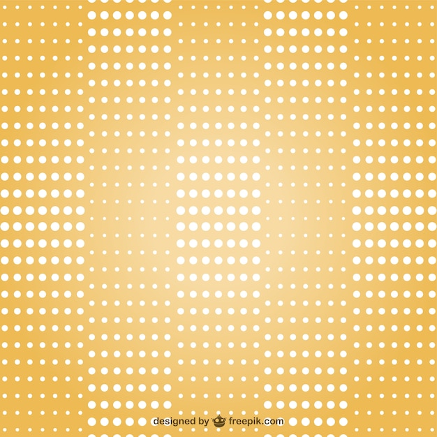 Free vector yellow abstract background with dots