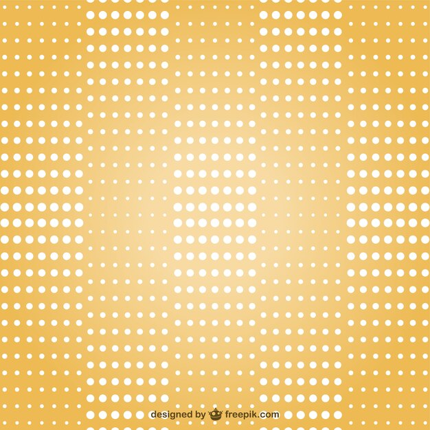 Yellow abstract background with dots