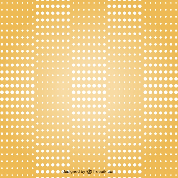 Yellow abstract background with dots