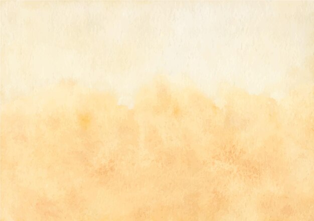 Yellow abstract background with watercolor