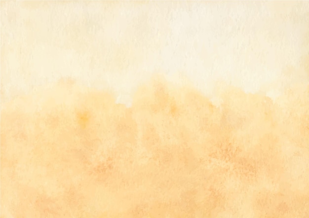 Yellow abstract background with watercolor