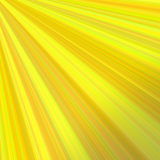 Yellow abstract sunray background design - vector graphic from rays from the upper left corner