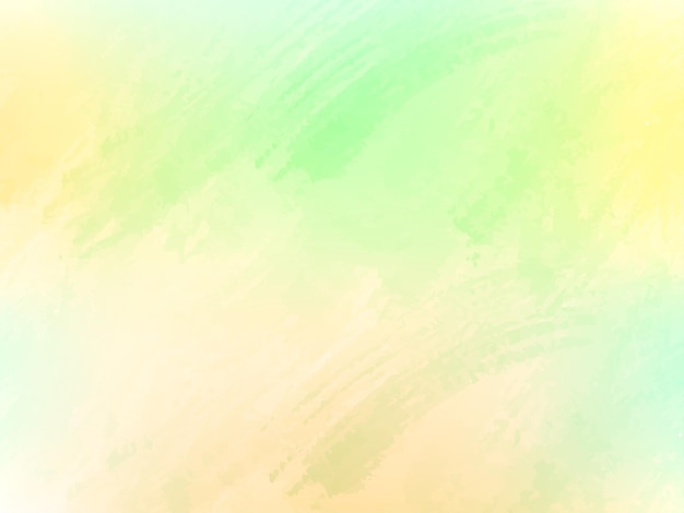 Бесплатное векторное изображение Желтый и зеленый акварель текстуры фона дизайн