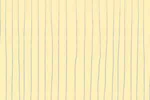 無料ベクター 黄色の背景、落書きパターン、シンプルなデザインのベクトル