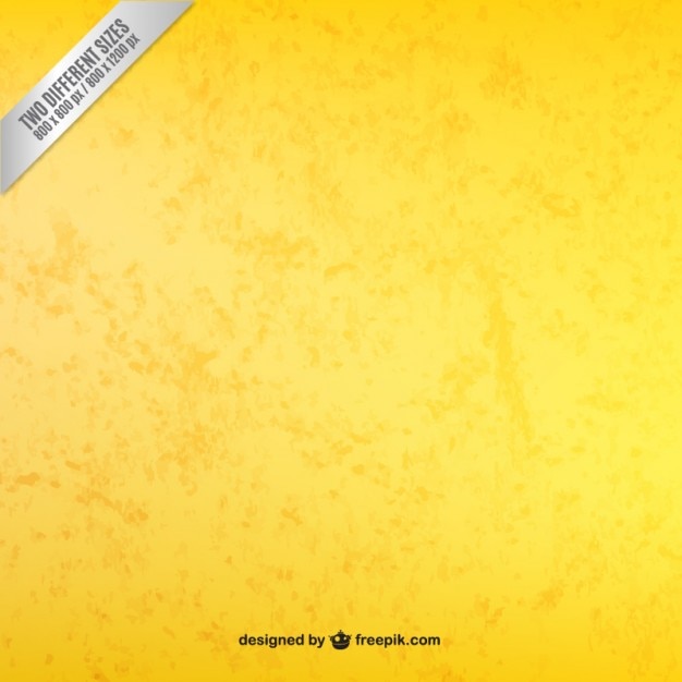 Free vector yellow background in grungy style