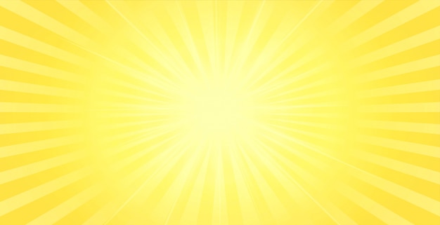 Yellow background with center glowing light effect