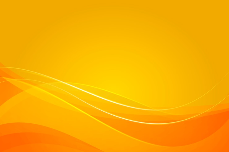 Free Vector yellow background with dynamic abstract shapes