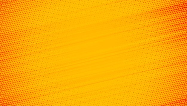 Yellow background with halftone lines design