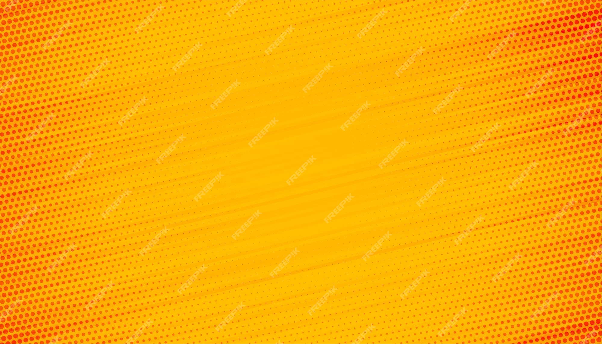 Free Vector | Yellow background with halftone lines design