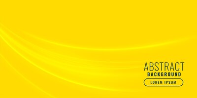 Free vector yellow background with wave shape design
