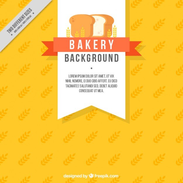 Free Vector yellow background with wheat