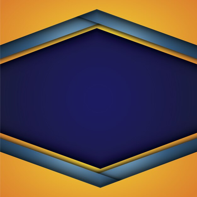 Yellow and blue geometric background