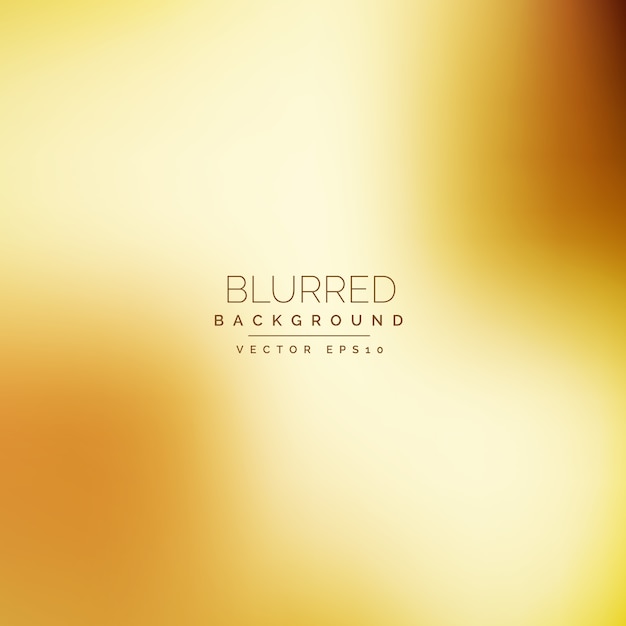 Free vector yellow blurred background