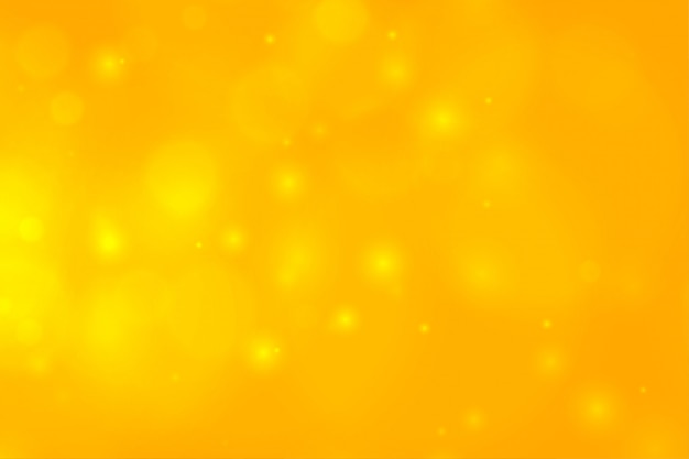 Yellow bokeh with sparking lights design