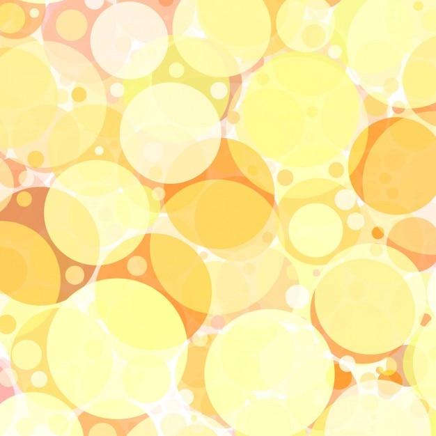 Free Vector yellow circles background