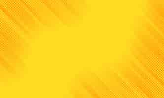 Free vector yellow diagonal geometric striped   background with halftone detailed