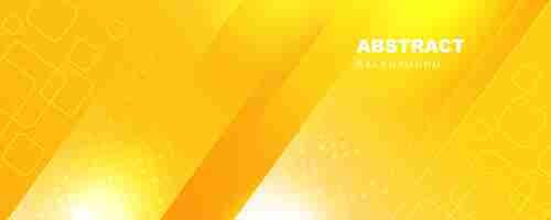 Free vector yellow diagonal shape and shinny detailed background