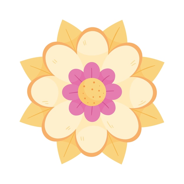 Free vector yellow flower garden