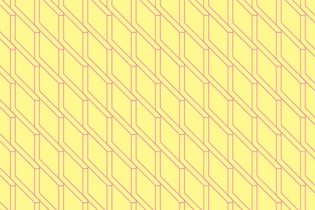 Желтый геометрический фон, абстрактный узор красочный дизайн вектор
