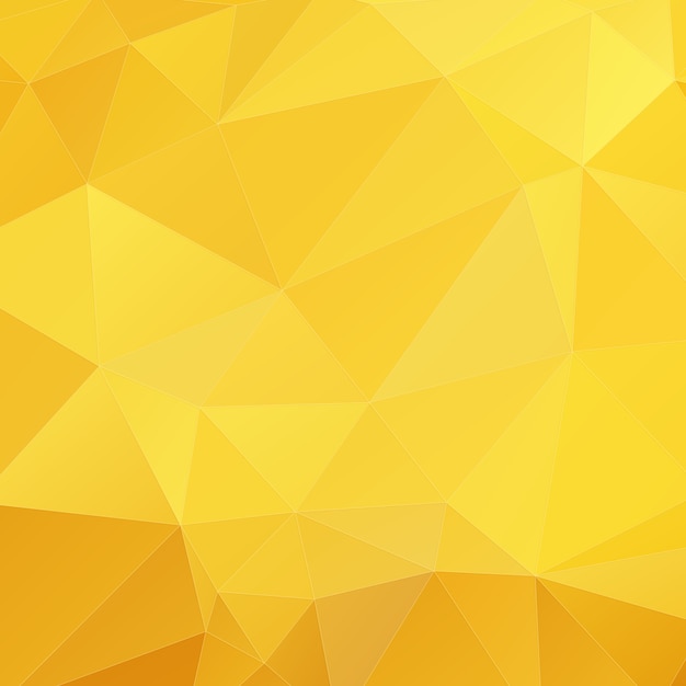 Бесплатное векторное изображение Желтый геометрический фон