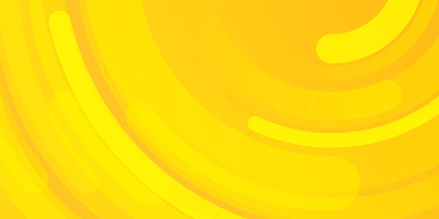 黄色の幾何学的な円形の背景