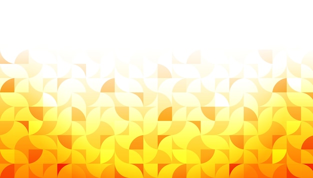 黄色の幾何学的形状の背景