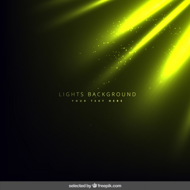 Free vector yellow lights background