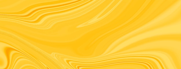 Yellow marble fluid texture background