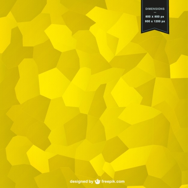 Free vector yellow mosaic background design